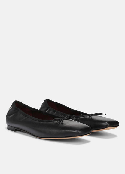 Darla Leather Ballet Flat in Loafers & Flats | VINCE Women