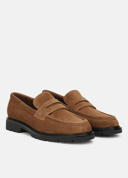 Siena Suede Lug-Sole Loafer in Loafers & Flats | VINCE Women