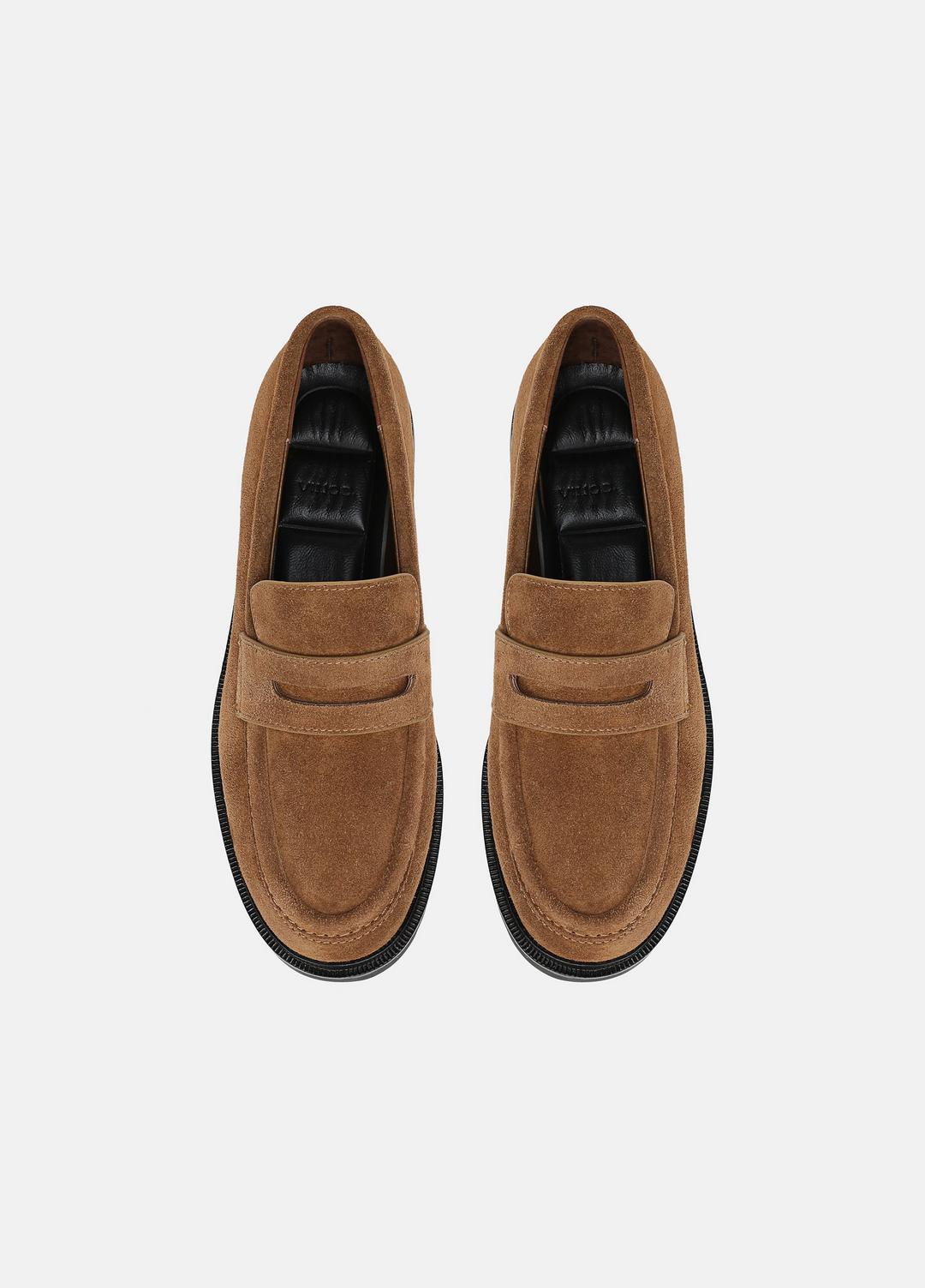 Siena Suede Lug-Sole Loafer in Loafers & Flats | VINCE Women