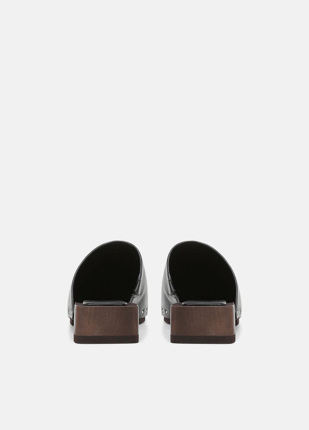 Margarita Leather Clog in Loafers & Flats | VINCE Women