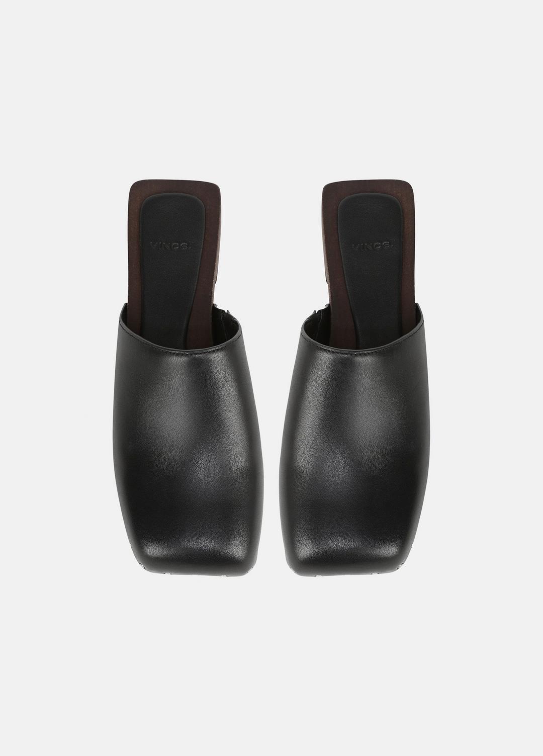 Margarita Leather Clog in Loafers & Flats | VINCE Women