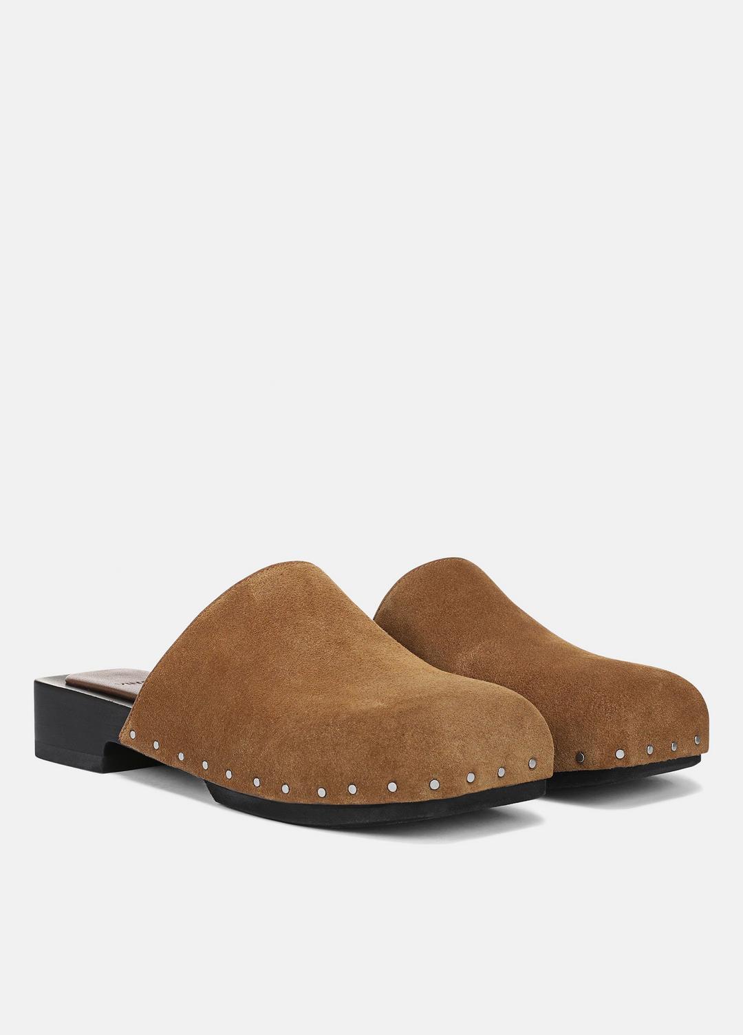 Margarita Suede Clog in Loafers & Flats | VINCE Women