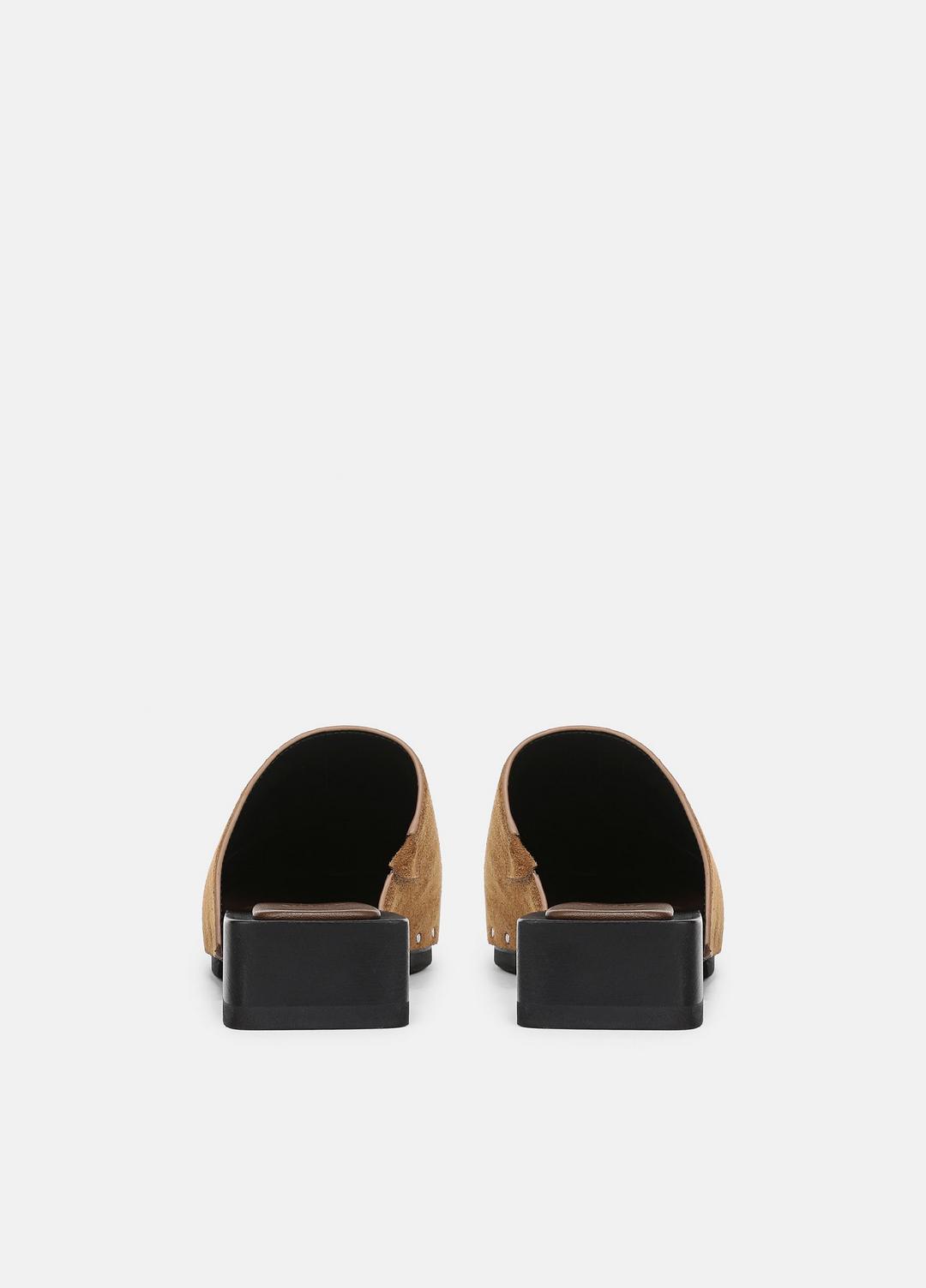 Margarita Suede Clog in Loafers & Flats | VINCE Women