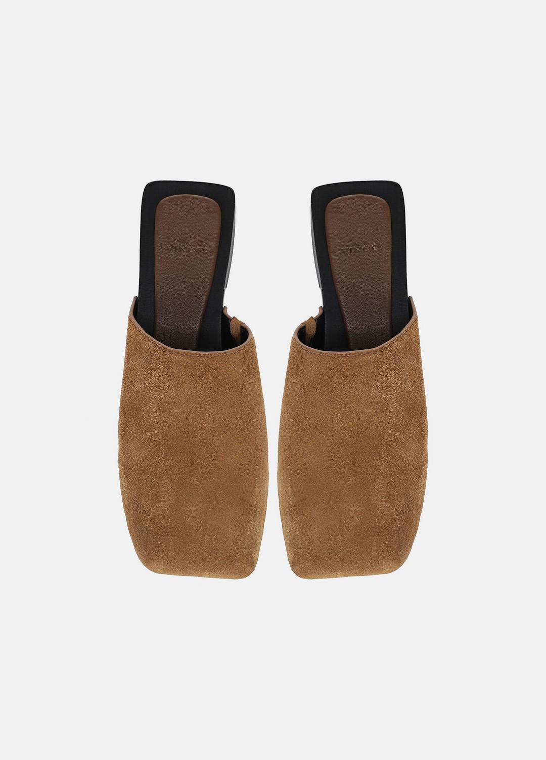 Margarita Suede Clog in Loafers & Flats | VINCE Women