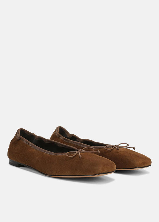 Darla Suede Ballet Flat in Loafers & Flats | VINCE Women