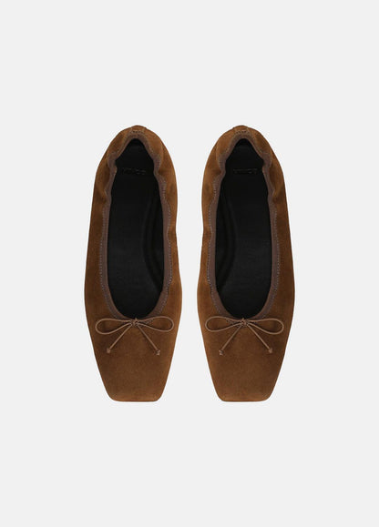 Darla Suede Ballet Flat in Loafers & Flats | VINCE Women