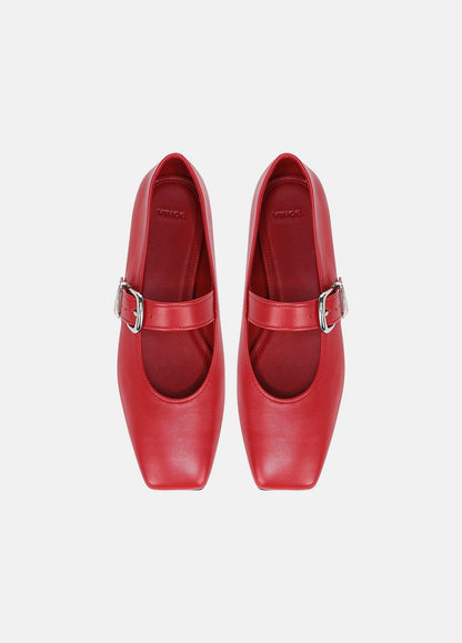 Daniela Leather Mary Jane Flat in Loafers & Flats | VINCE Women