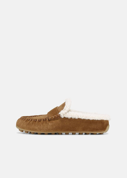 Berkley Shearling Driving Mule in Loafers & Flats | VINCE Women