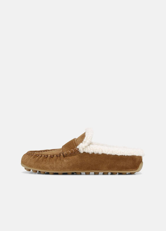 Berkley Shearling Driving Mule in Loafers & Flats | VINCE Women
