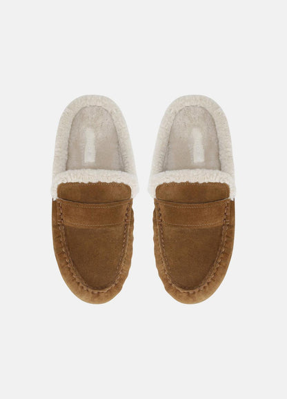 Berkley Shearling Driving Mule in Loafers & Flats | VINCE Women