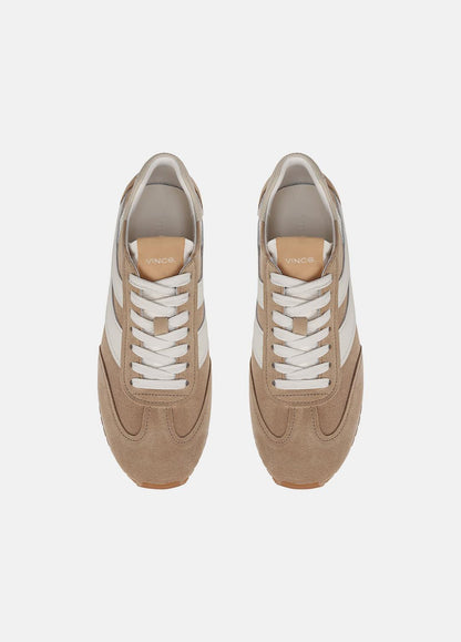 Oasis Suede and Leather Runner Sneaker in Sneakers | VINCE Women