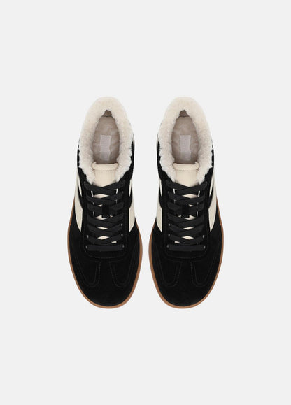Oasis Suede & Shearling Sneaker in Sneakers | VINCE Women