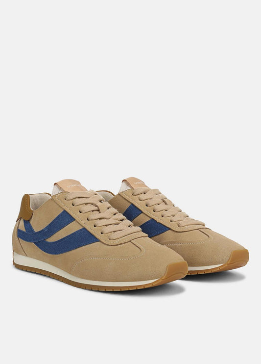 Oasis Suede & Leather Runner Sneaker in Sneakers | VINCE Women