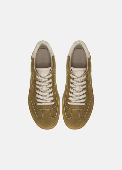 Oasis Contrast-Edge Suede Sneaker in Sneakers | VINCE Women