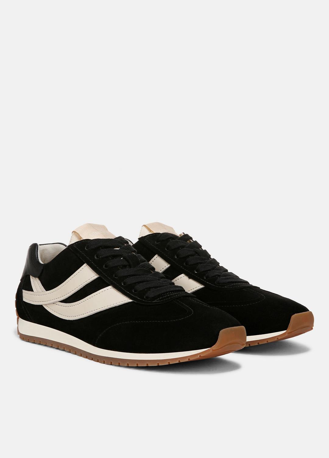 Oasis Suede and Leather Runner Sneaker in Sneakers | VINCE Women