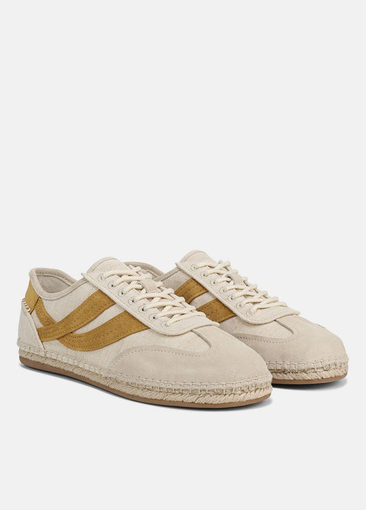 Oasis Linen & Leather Espadrille Sneaker in Sneakers | VINCE Women