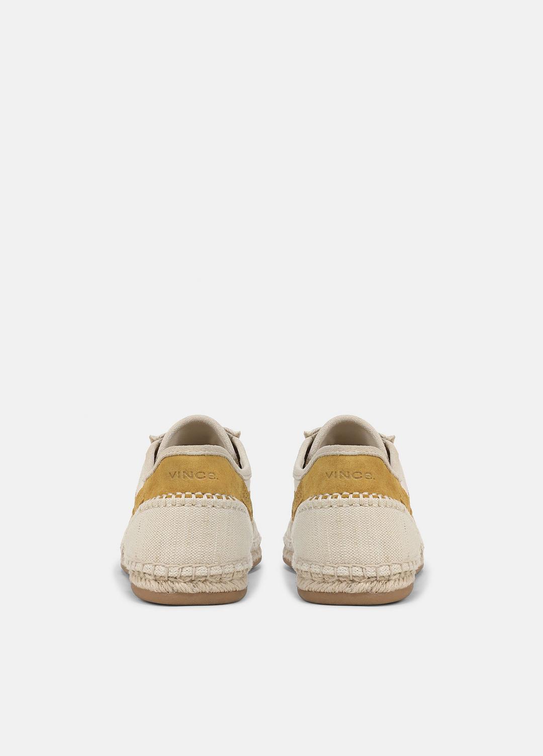 Oasis Linen & Leather Espadrille Sneaker in Sneakers | VINCE Women