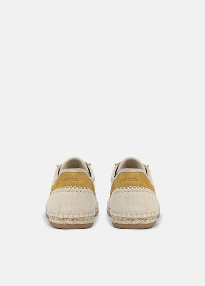 Oasis Linen & Leather Espadrille Sneaker in Sneakers | VINCE Women