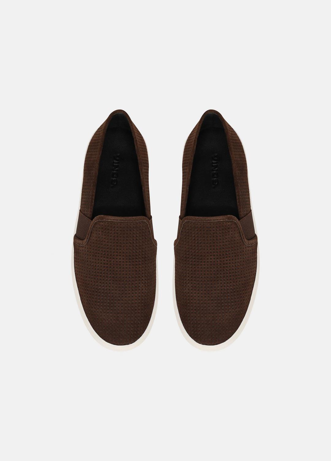Blair Perforated Suede Sneaker in Sneakers | VINCE Women