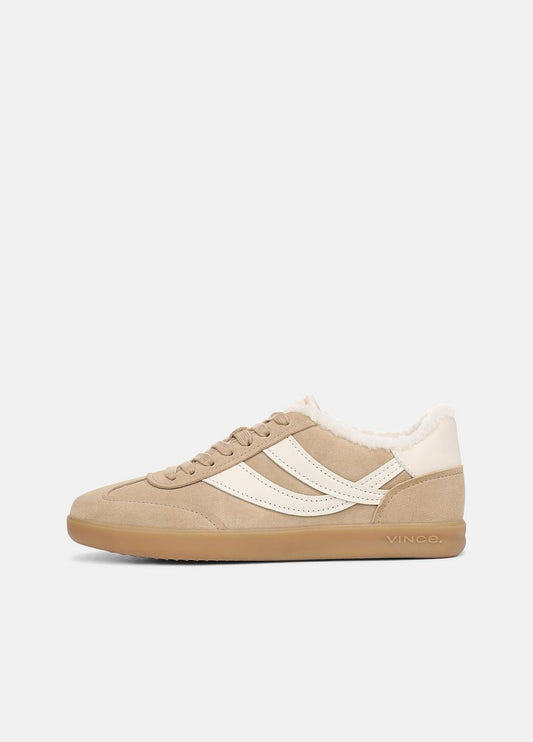 Oasis Suede & Shearling Sneaker in Sneakers | VINCE Women