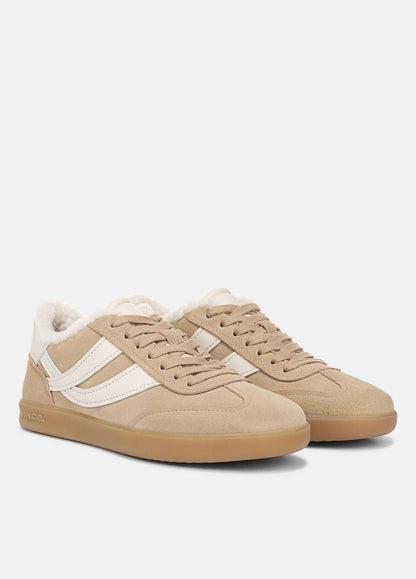 Oasis Suede & Shearling Sneaker in Sneakers | VINCE Women