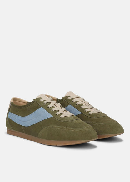 LA Suede & Leather Runner Sneaker in Sneakers | VINCE Women