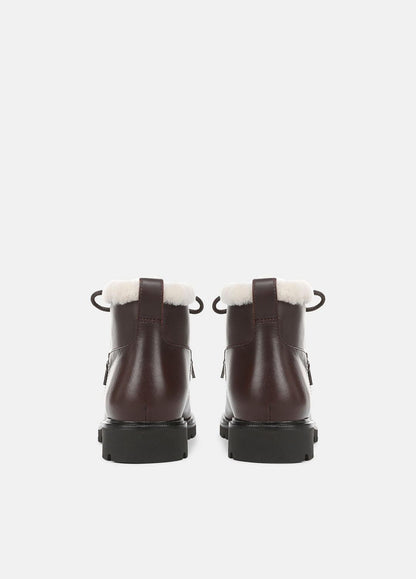 Sierra Shearling-Lined Lug-Sole Boot in Boots | VINCE Women