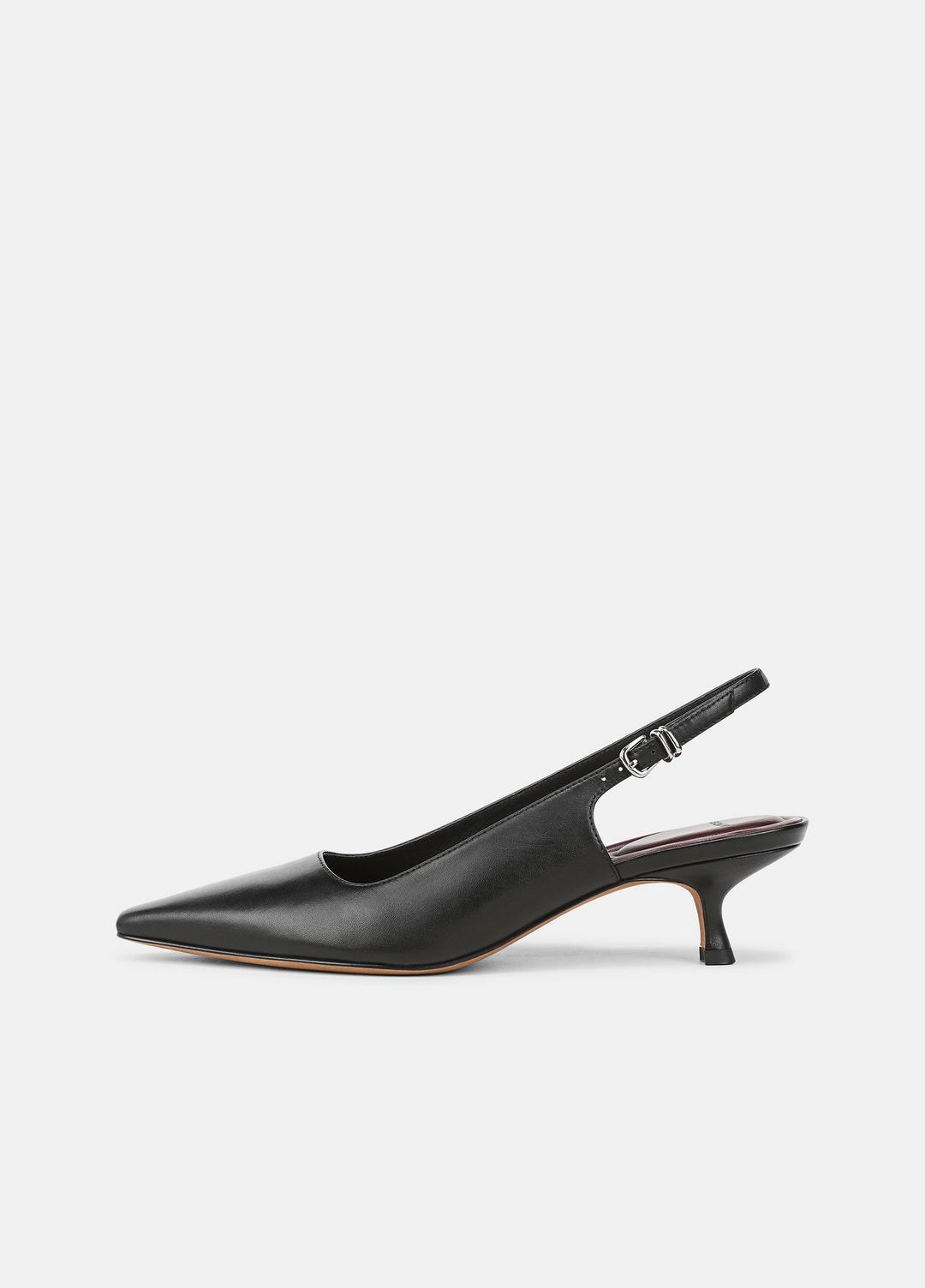 Sabra Leather Slingback Heel in Heels | VINCE Women