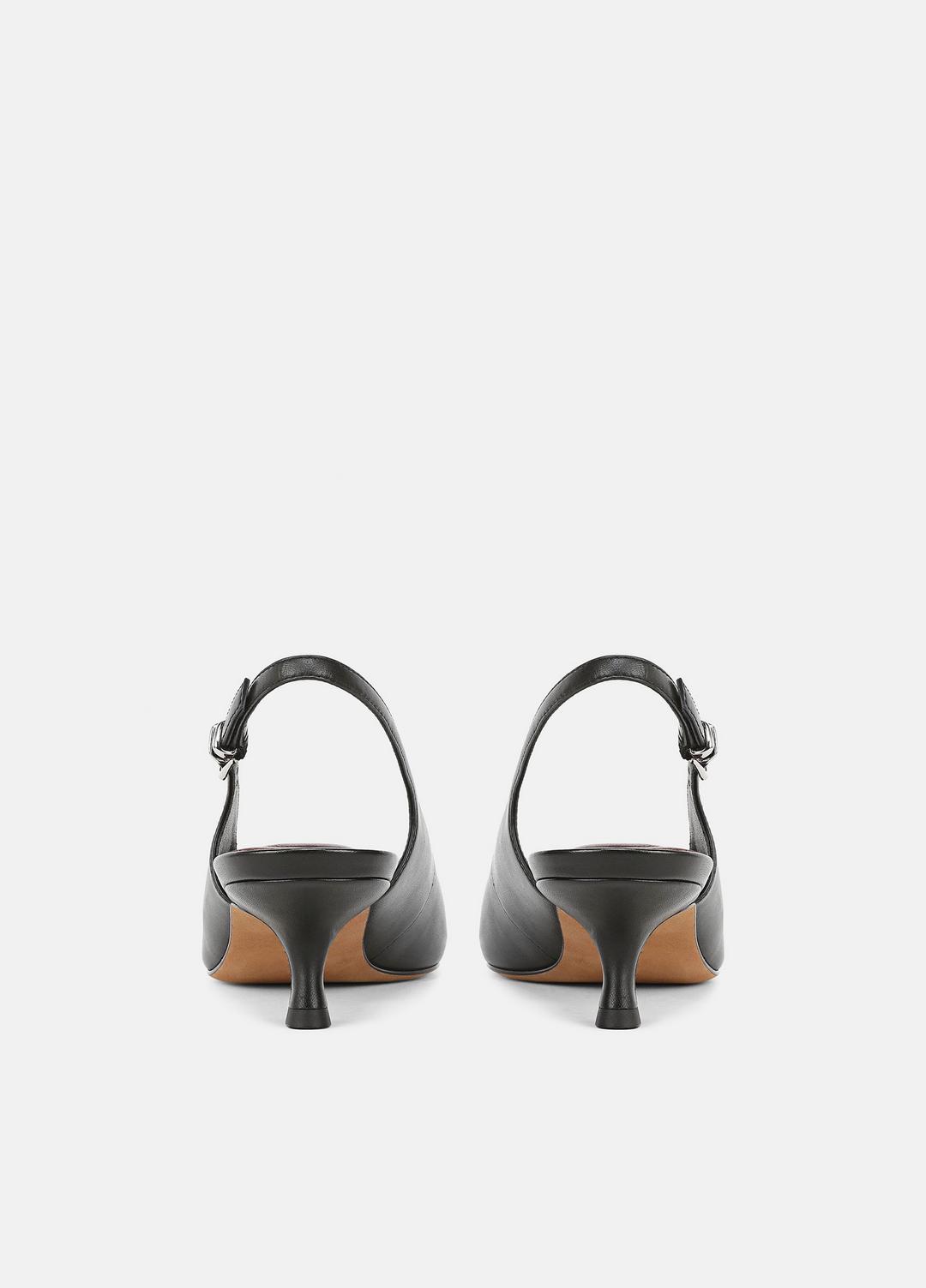 Sabra Leather Slingback Heel in Heels | VINCE Women