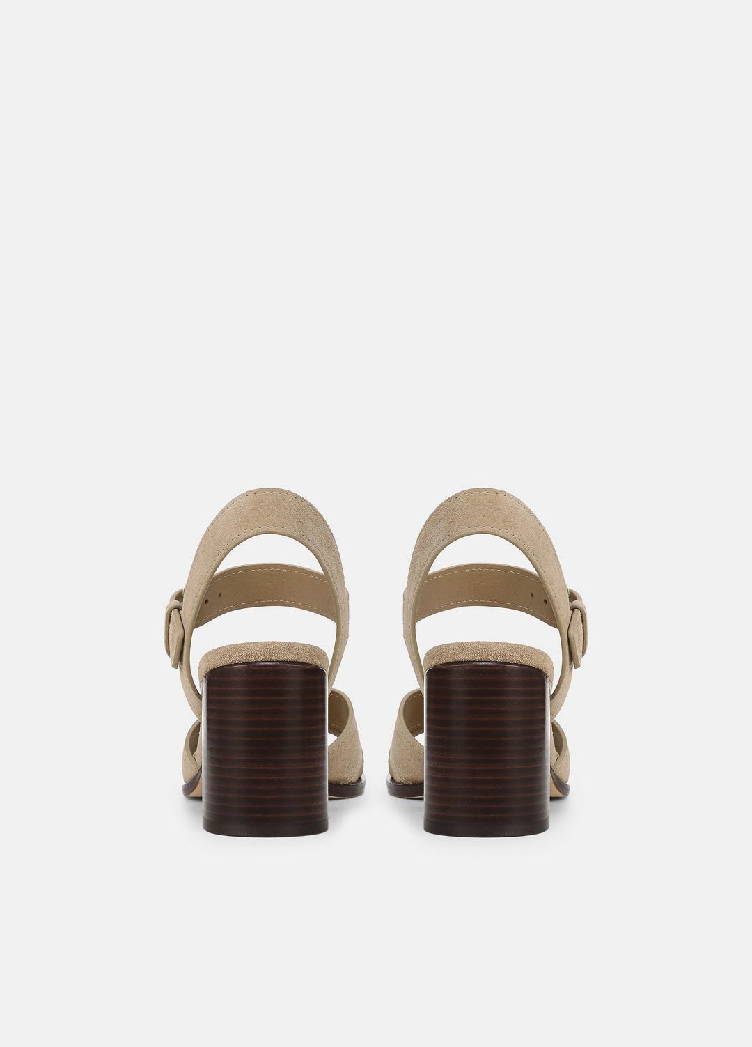 Salma Suede Heeled Sandal in Heels | VINCE Women