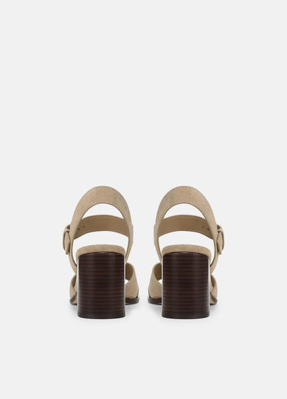 Salma Suede Heeled Sandal in Heels | VINCE Women