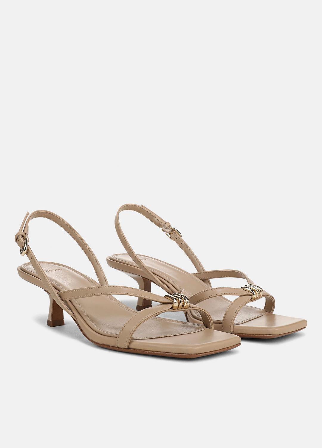 Tali Leather Slingback Sandal in Heels | VINCE Women