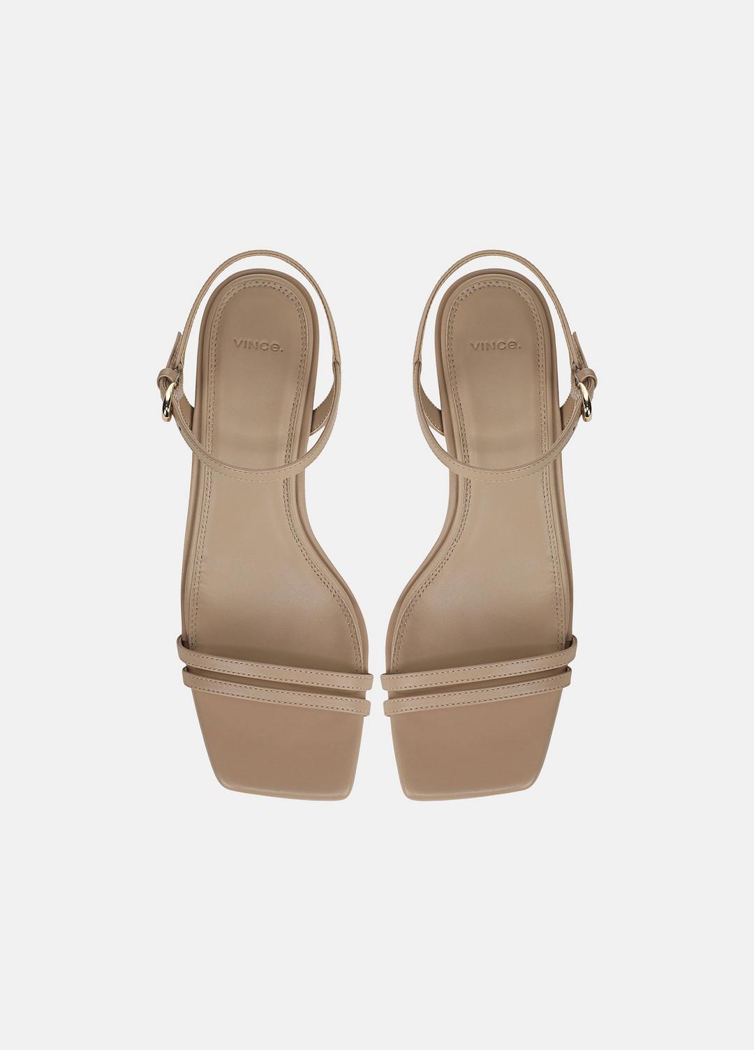 Tilda Leather Heeled Sandal in Heels | VINCE Women