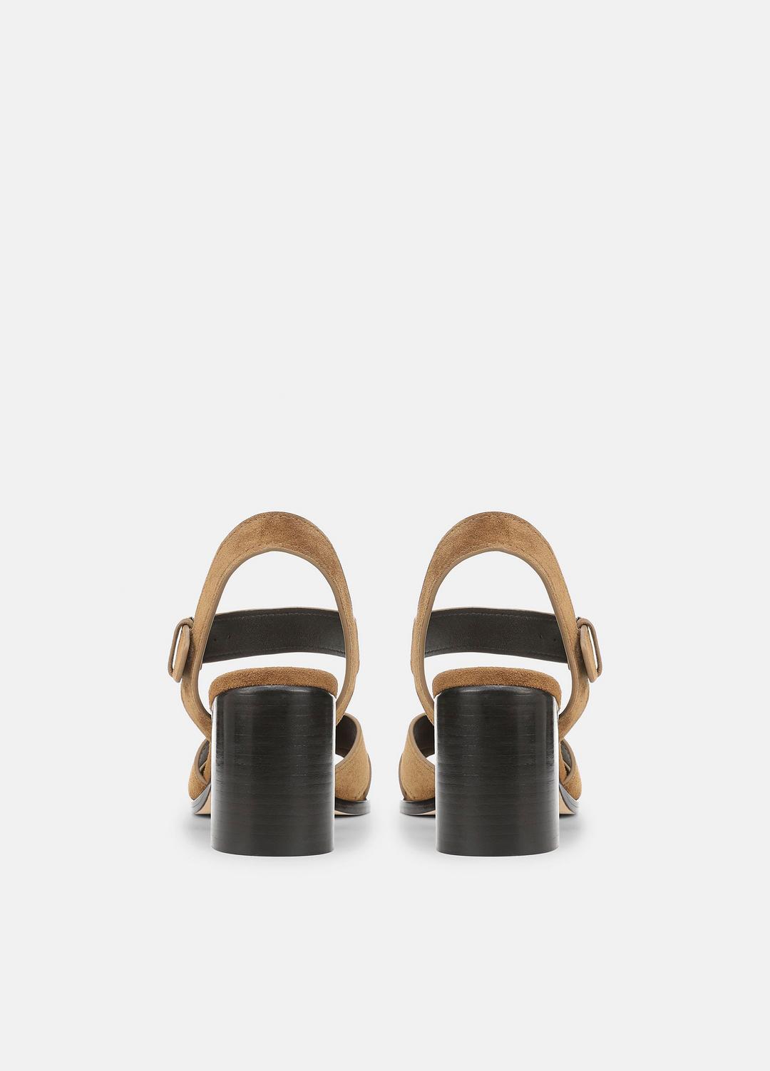 Salma Suede Heeled Sandal in Heels | VINCE Women