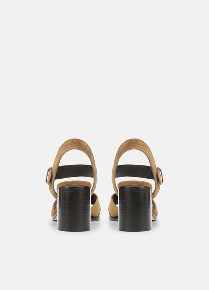 Salma Suede Heeled Sandal in Heels | VINCE Women