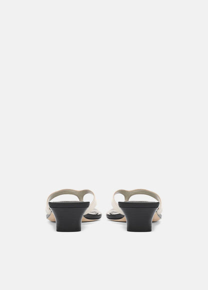 San Juan Leather Heeled Thong Sandal in Heels | VINCE Women
