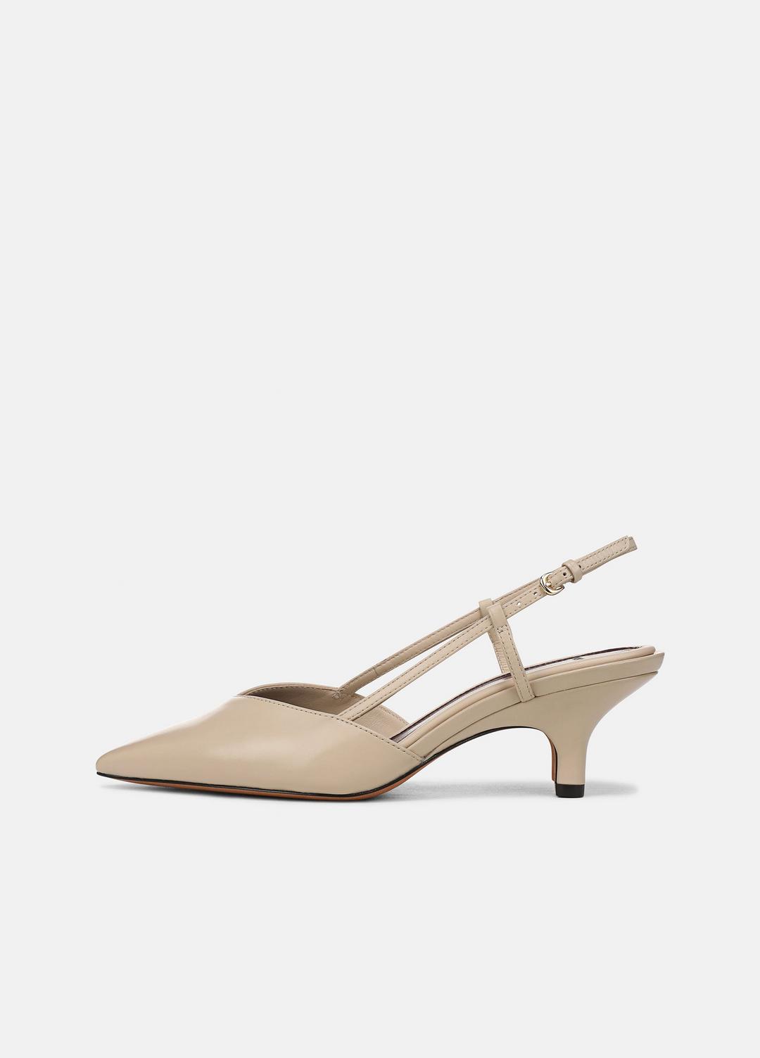 Levvy Leather Slingback Heel in Heels | VINCE Women