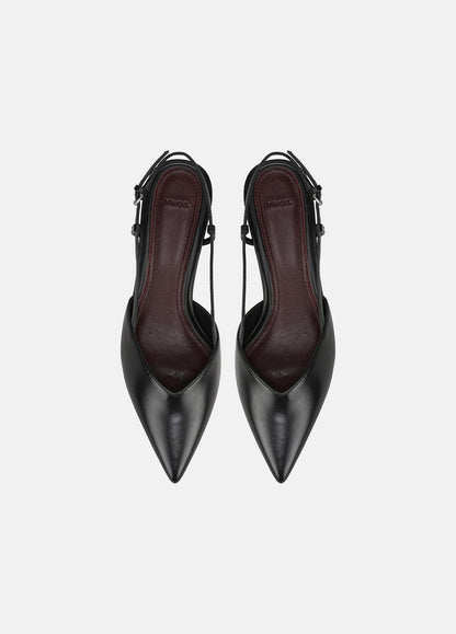 Levvy Leather Slingback Heel in Heels | VINCE Women