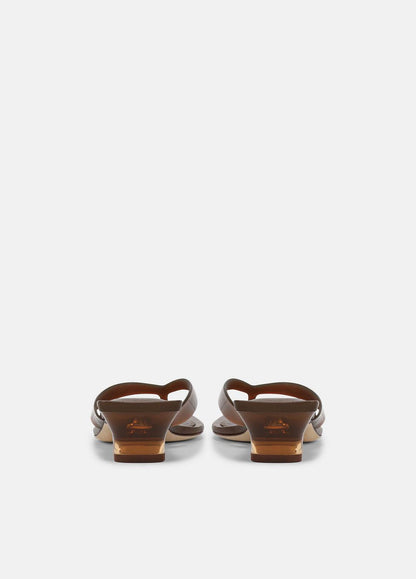 San Juan Jelly Heeled Thong Sandal in Sandals | VINCE Women