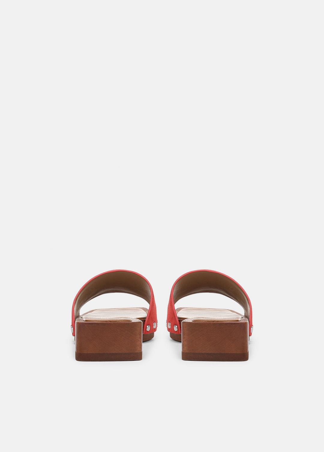 Barbara Leather Slide Sandal in Sandals | VINCE Women