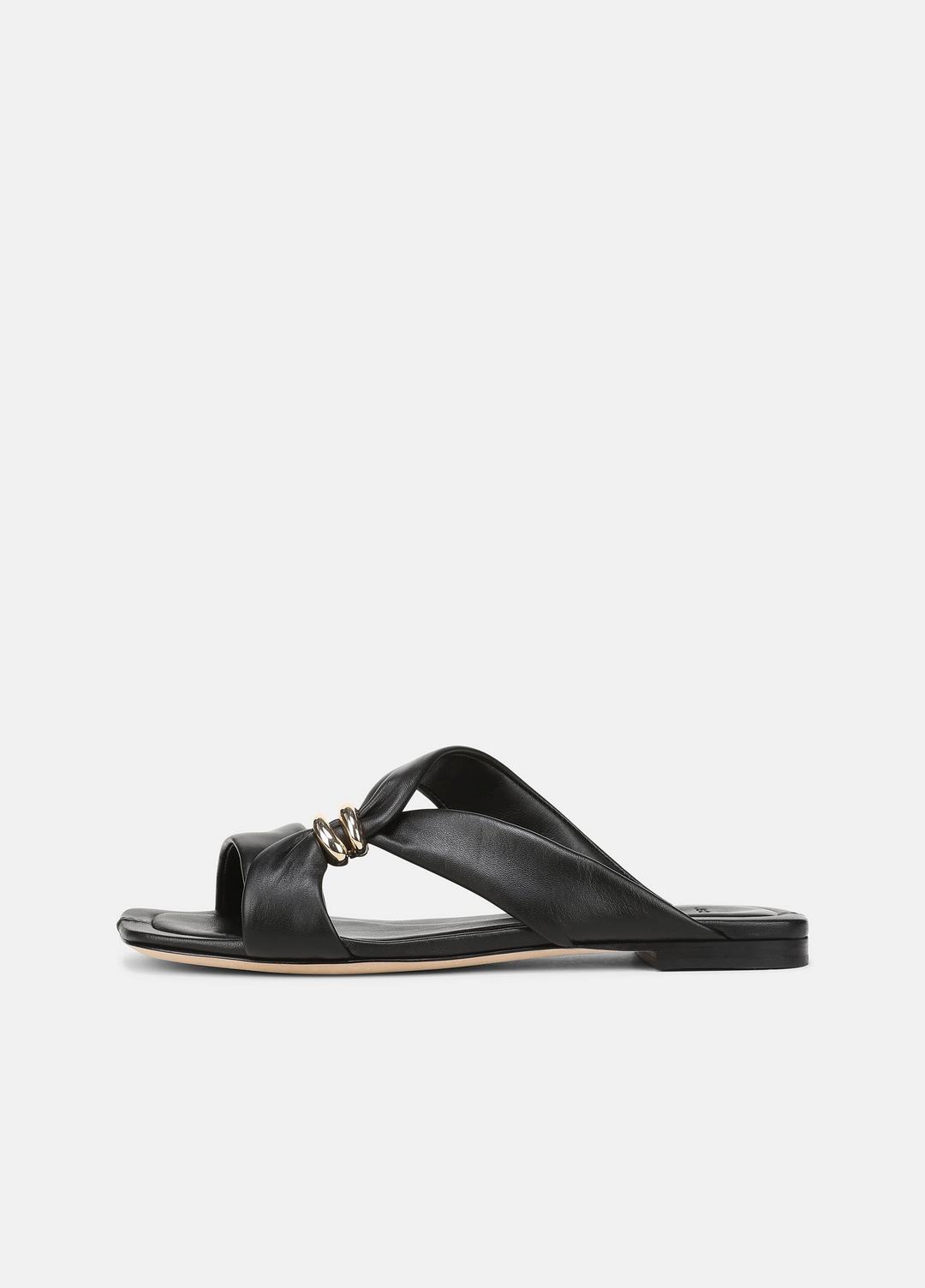Vilma Leather Slide Sandal in Sandals | VINCE Women