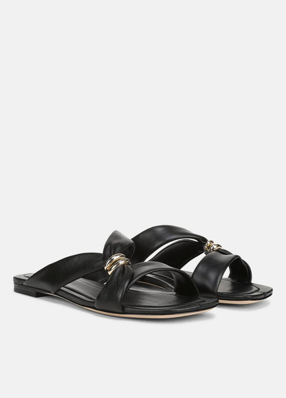 Vilma Leather Slide Sandal in Sandals | VINCE Women