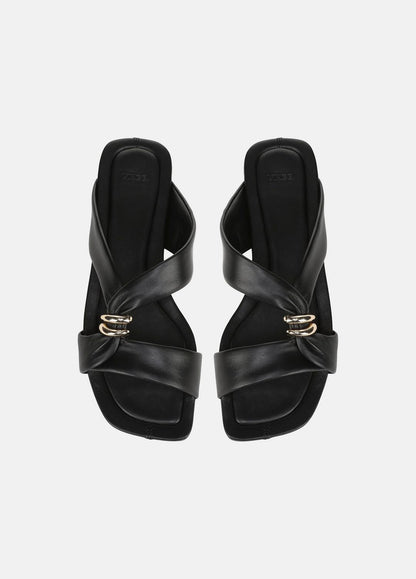 Vilma Leather Slide Sandal in Sandals | VINCE Women