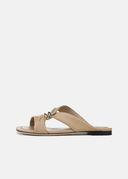 Vilma Leather Slide Sandal in Sandals | VINCE Women