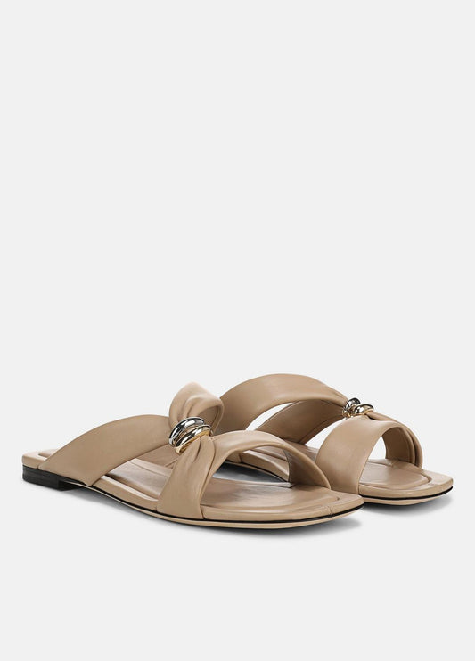 Vilma Leather Slide Sandal in Sandals | VINCE Women