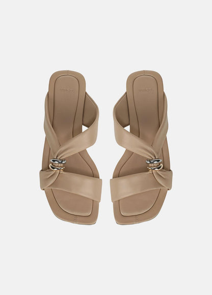 Vilma Leather Slide Sandal in Sandals | VINCE Women