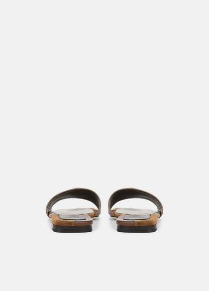 Valeria Leather & Suede Slide Sandal in Sandals | VINCE Women
