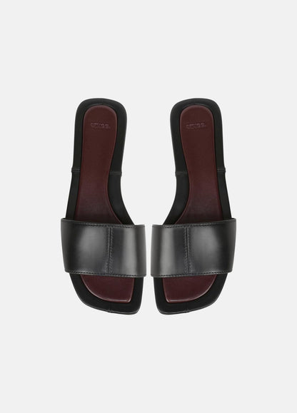 Valeria Leather Slide Sandal in Sandals | VINCE Women