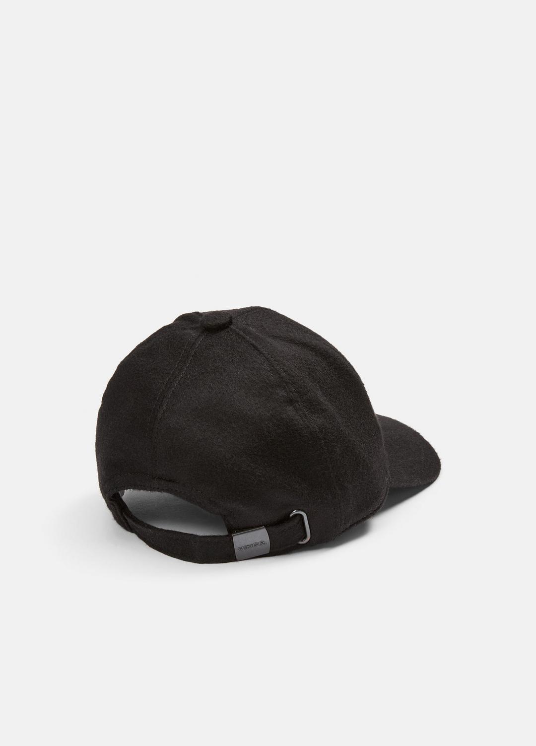 Leather-Trim Cashmere Baseball Cap in Scarves & Hats | VINCE Women