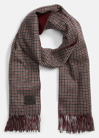 Micro-Houndstooth Cashmere Scarf in Scarves & Hats | VINCE Women